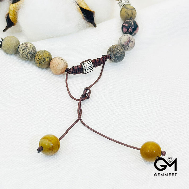 Simple Relieve Fatigue Jasper Bracelet