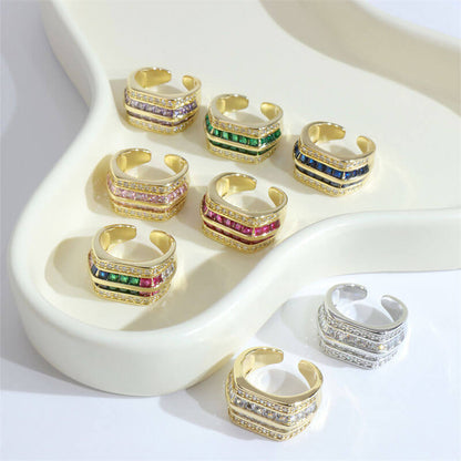 Bohemia Fashion Trendy Multi-Stones Ring