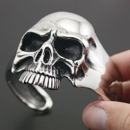 Heavy Skull Cuff