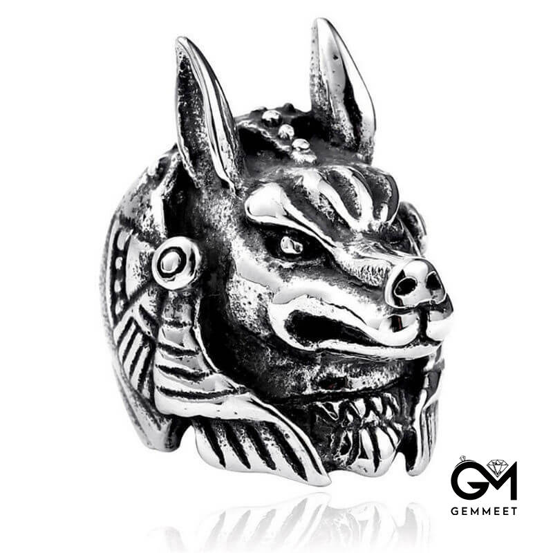 Vintage Stereoscopic Wolf Ring