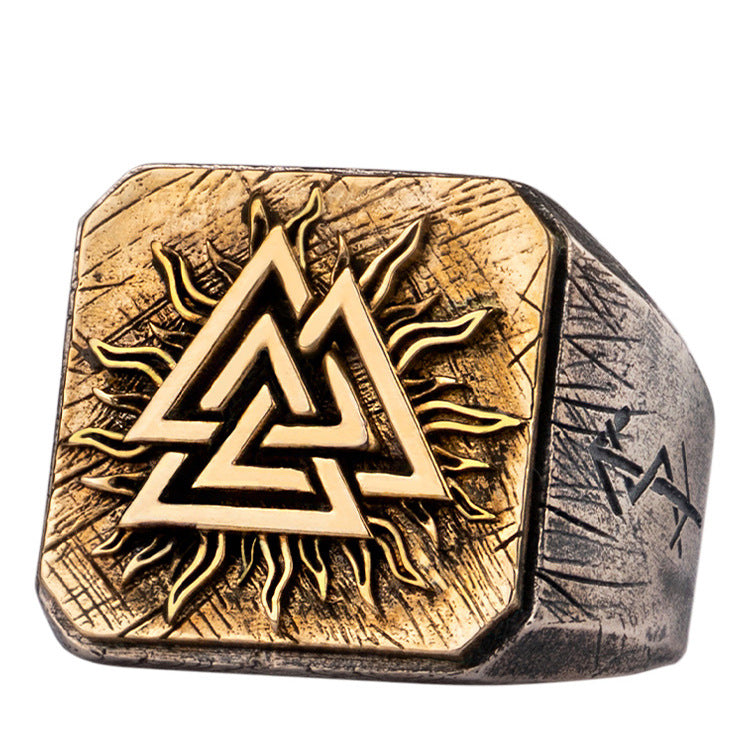 Vintage Men's Nordic Viking Knot Ring