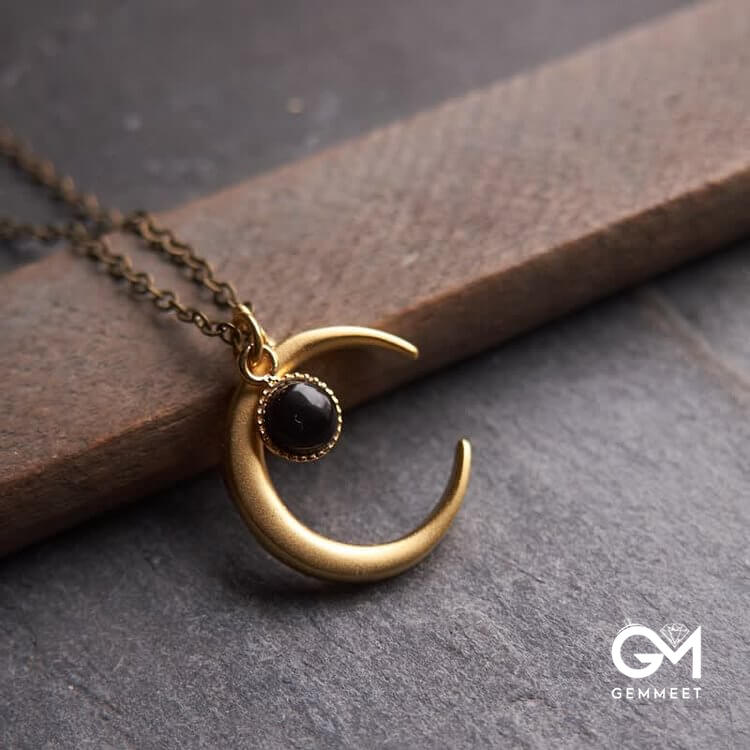 Witch Moon Black Onyx Necklace