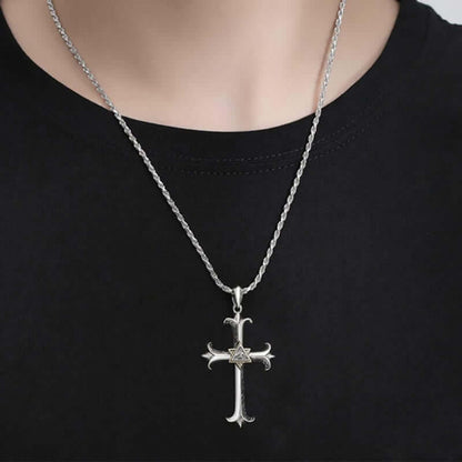 "Eye of God" Cross Necklace