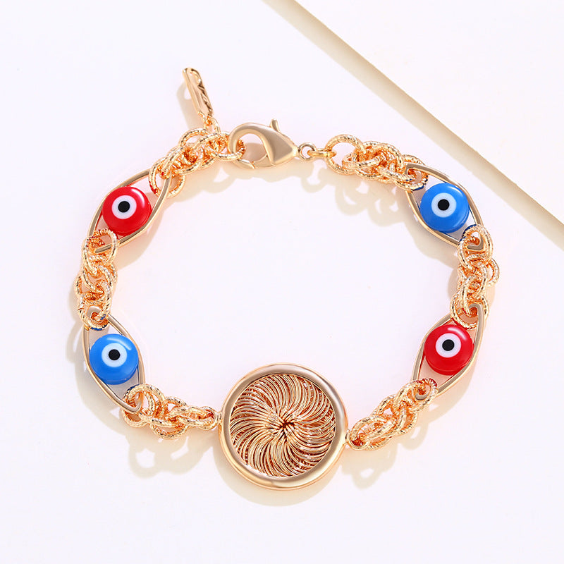 Halloween Devil Eyes Ethnic Style Bracelet