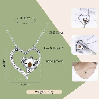 "Cherish Life" - Creative Koala Necklace