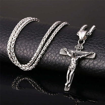 "Life Of Christ" Jesus Cross Necklace