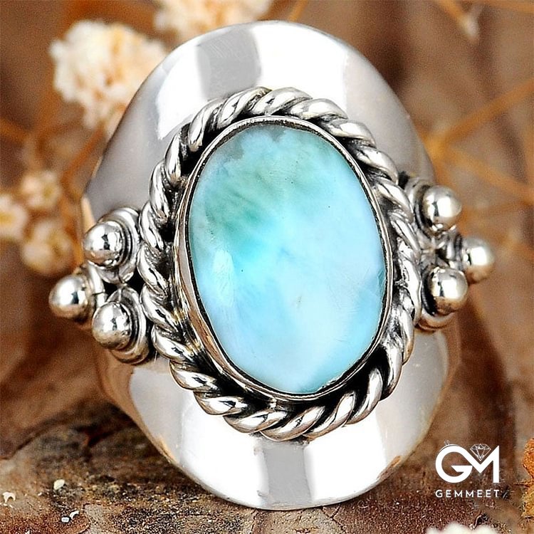 The Larimar Boho for Women Ring