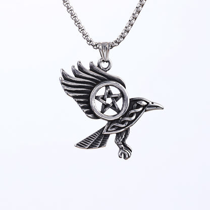 Animal Series Eagle Spreading Wings Pendant Necklace