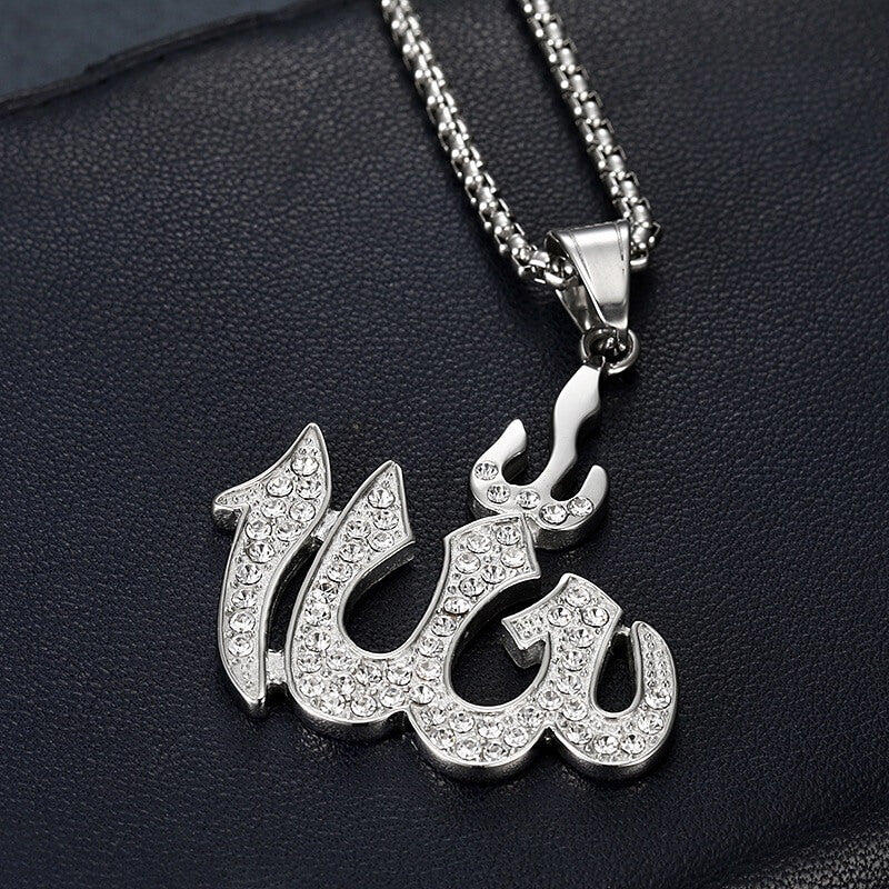 Hip Hop Jewelry Gold Plated Zircon Alphabet Symbol Pendant