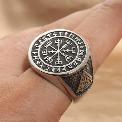 Viking Rice-shaped Retro Trendy Men's Ring