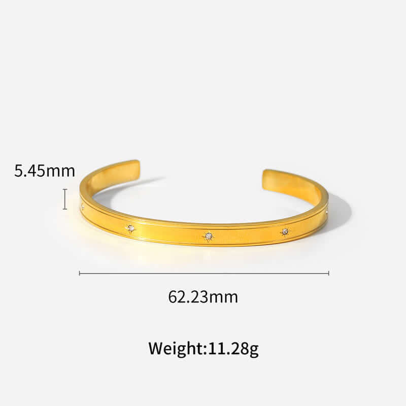 Women's Trending Gold Baguette Bracelet