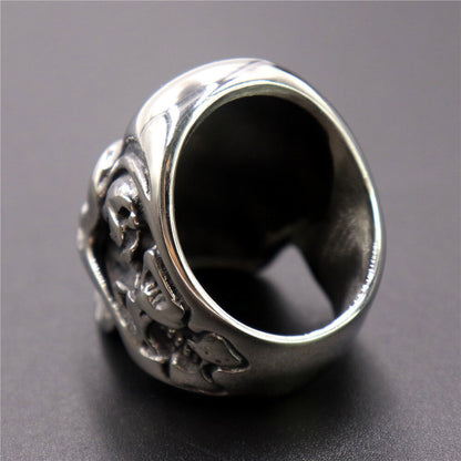 Stainless Steel Size Skull Ring