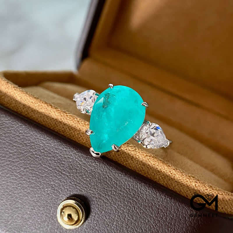 Paraiba Tourmaline Lucky Gemstone Jewelry Set