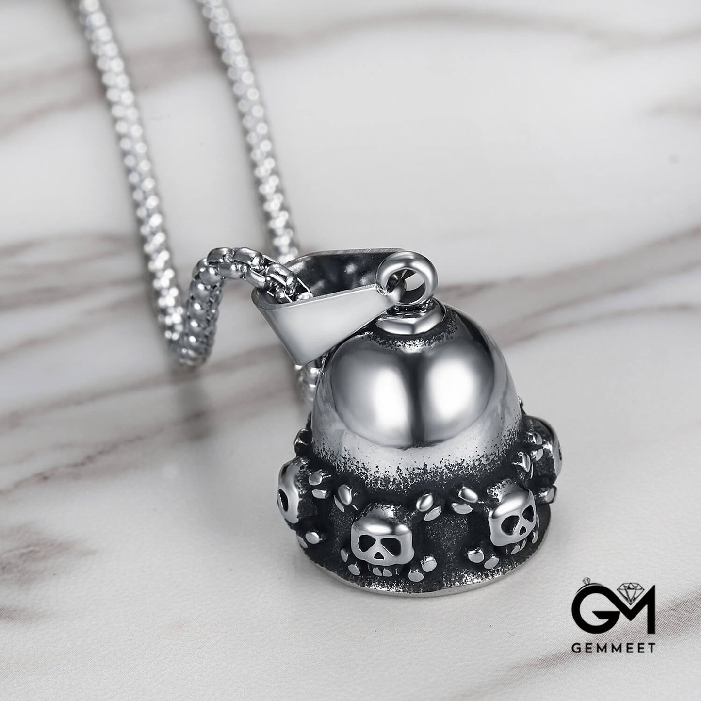 Personality Skull Bell Pendant