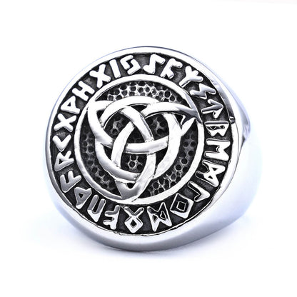 Personalized Celtic Knot Fashion Stainless Steel Ring