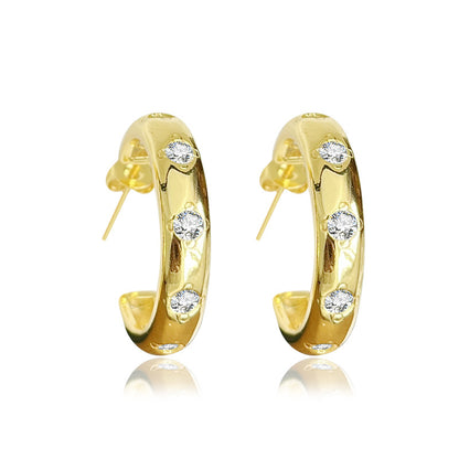 Diamond Ring Premium Earring