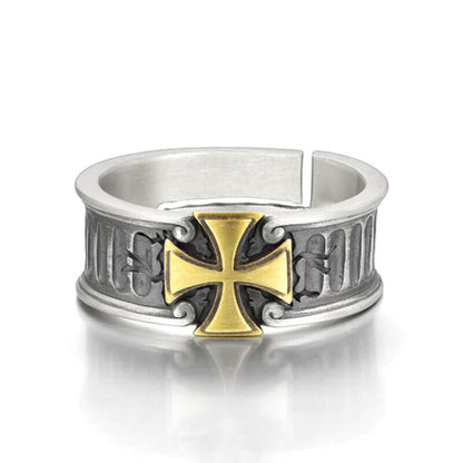 Fashion Men's Punk Hip Hop Cross Rings