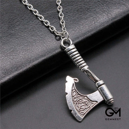 Personalized Tomahawk Alloy Amulet Necklace