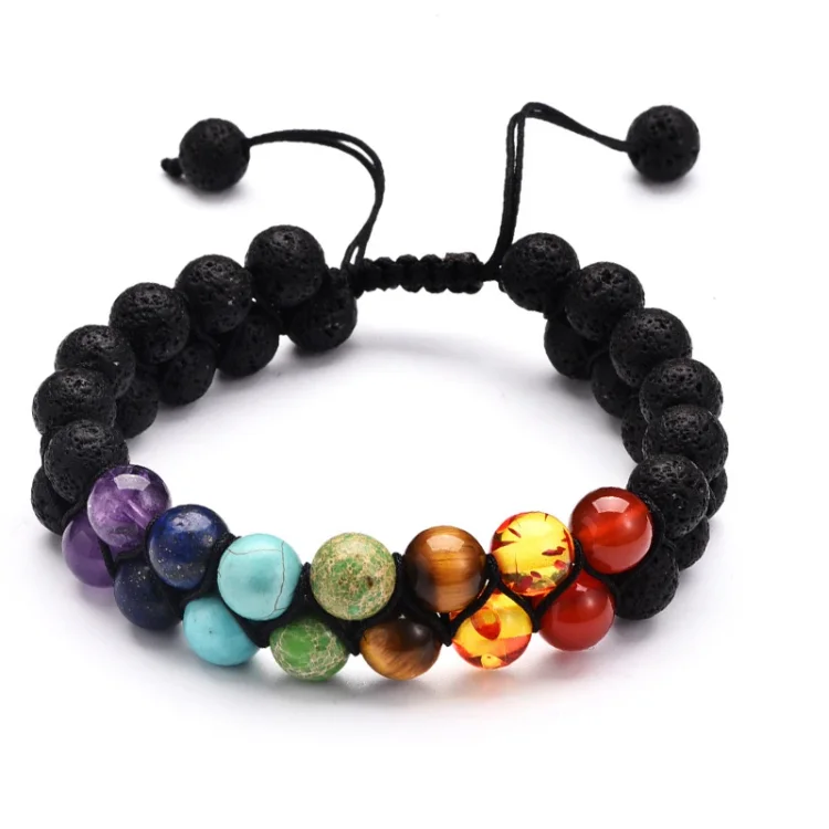 Chakra Double Braid Bracelet