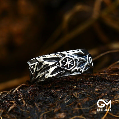 Multi-skull Vintage Titanium Steel Ring