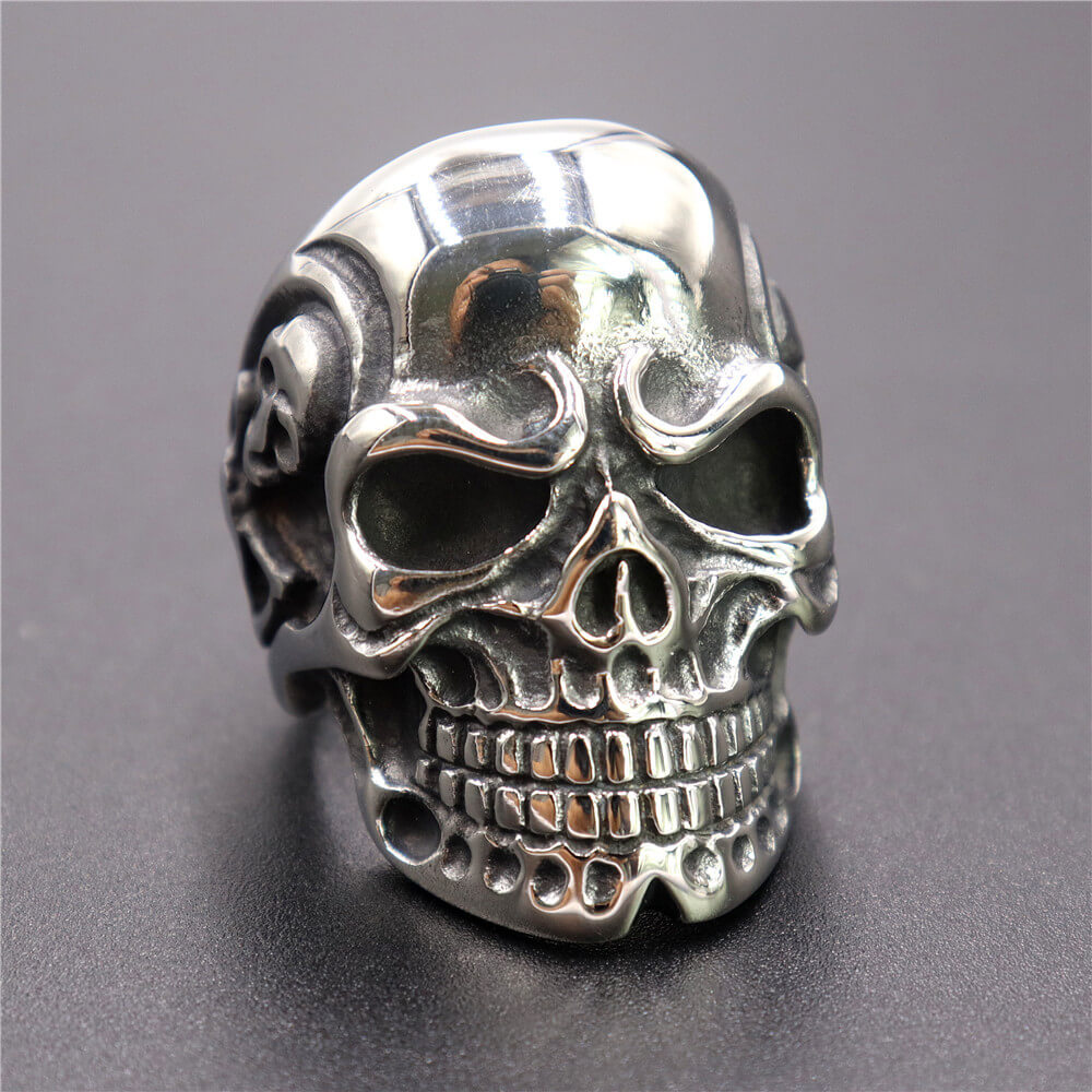 Stainless Steel Size Skull Ring