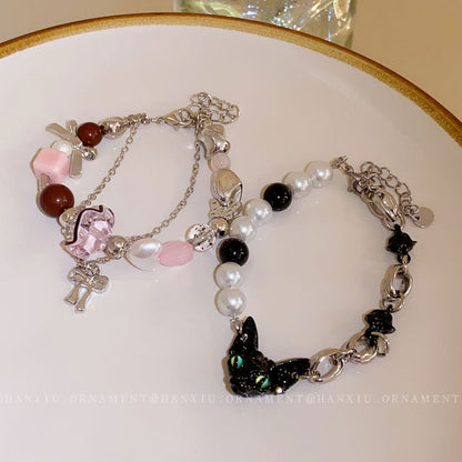 Double Love Butterfly Bracelet