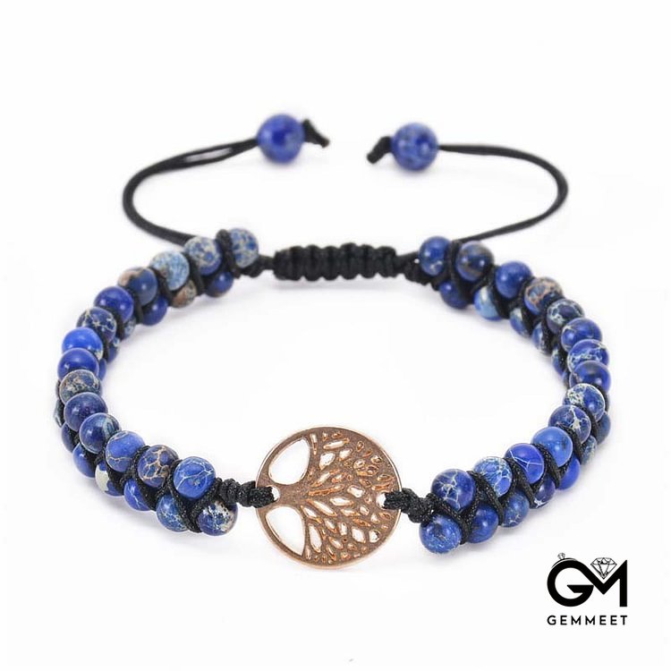 Tree of Life Double Woven Bracelet