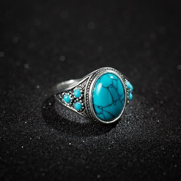 Retro Turquoise Ring