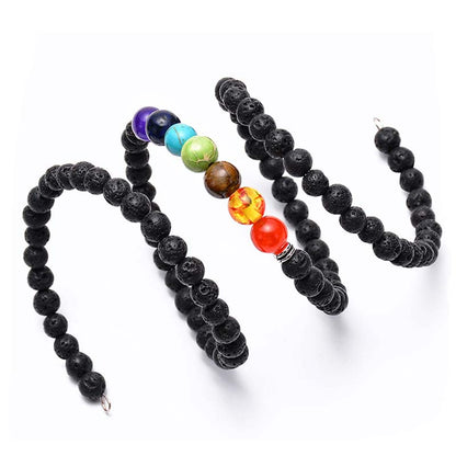 Chakras Natural Crystal Stone Bracelet