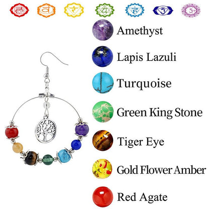 Life Tree Chakra Orgone Earrings