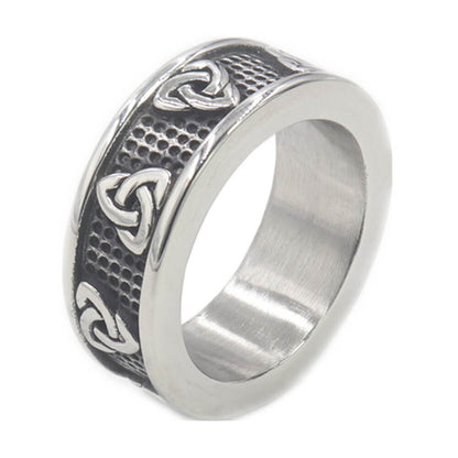 Stainless Steel Concentric Knot Ring