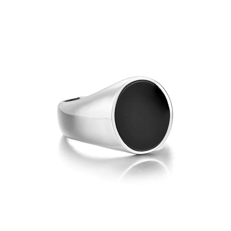 Sterling Silver Black Onyx Rings