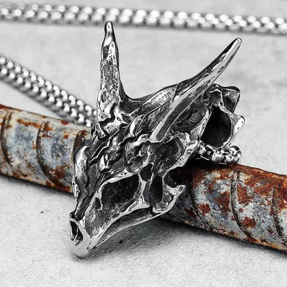 Dragon Spirit - Draconic Skeleton Necklace