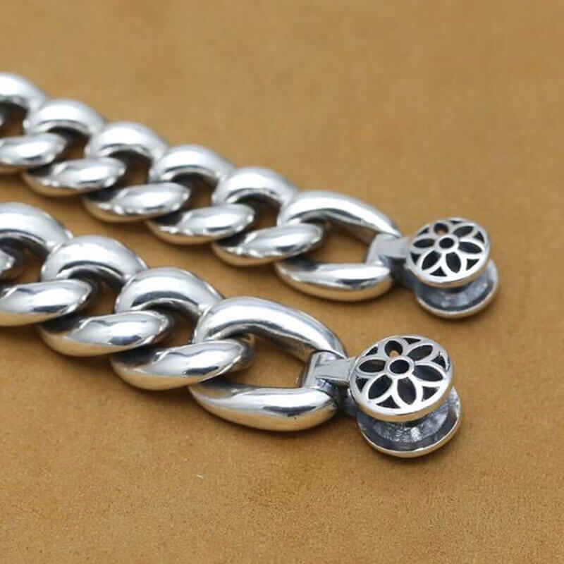 Men's S925 Sakura Totem Rope Bracelet