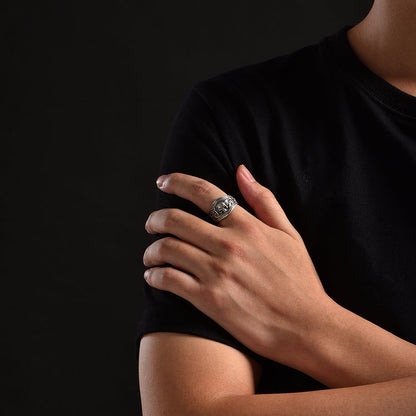 Pirate Skeleton Sterling Silver Rings