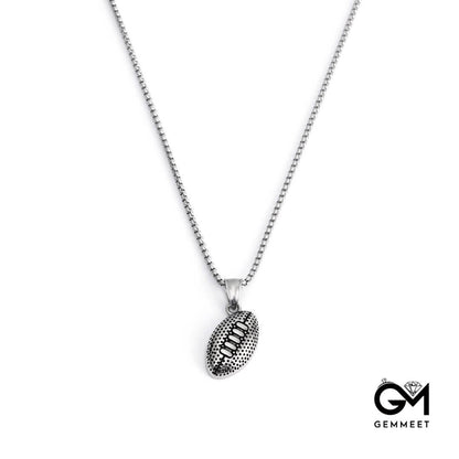 Titanium Steel Rugby Necklace