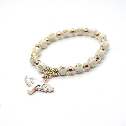 Angel Cross Symbol Bracelet