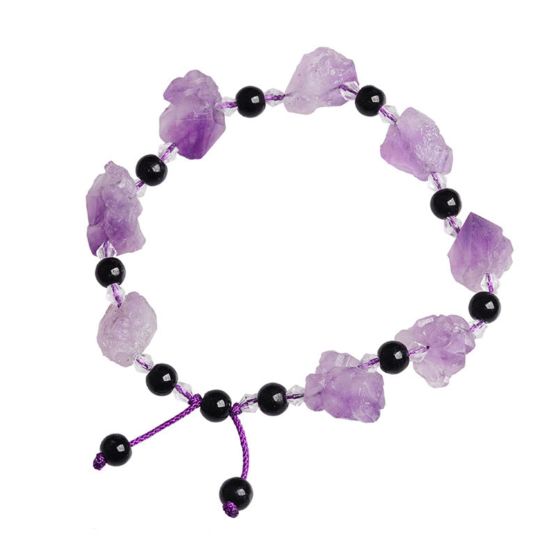 Natural Amethyst Healing Gemstone Bracelet