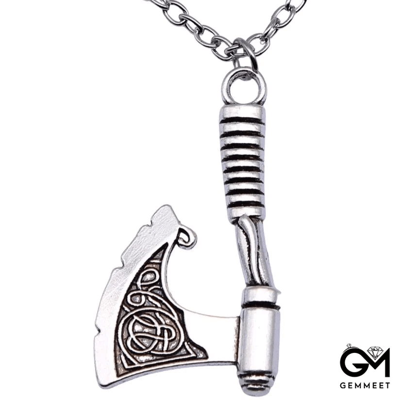 Personalized Tomahawk Alloy Amulet Necklace