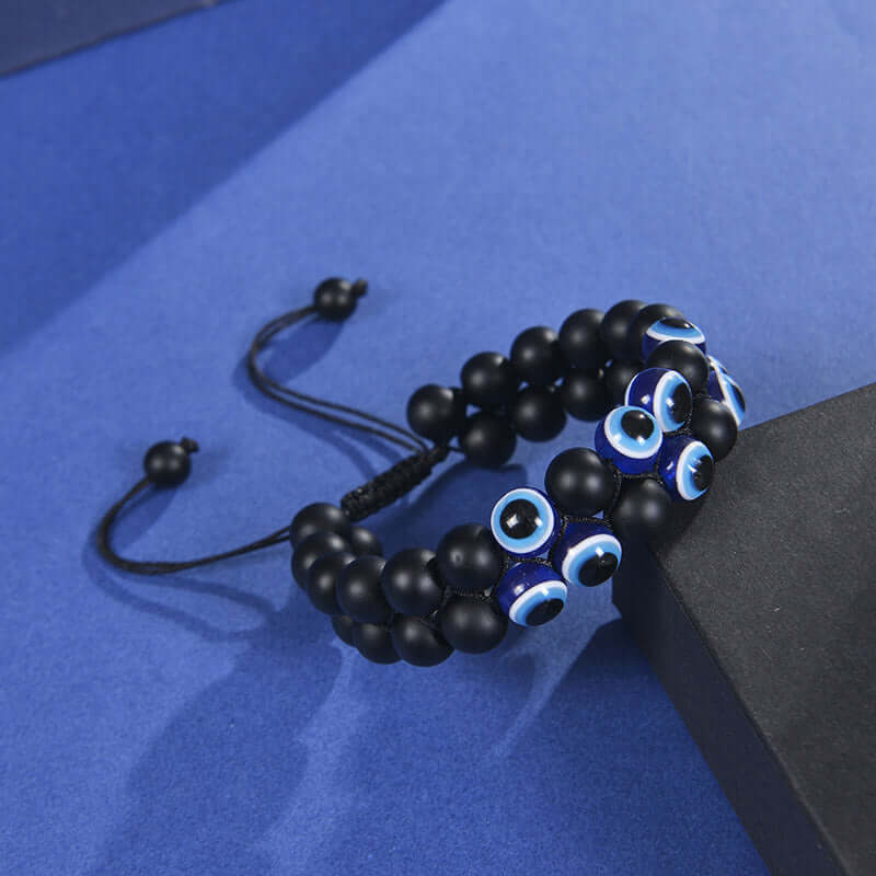 Black Onyx Evil Eye Protection Bracelet