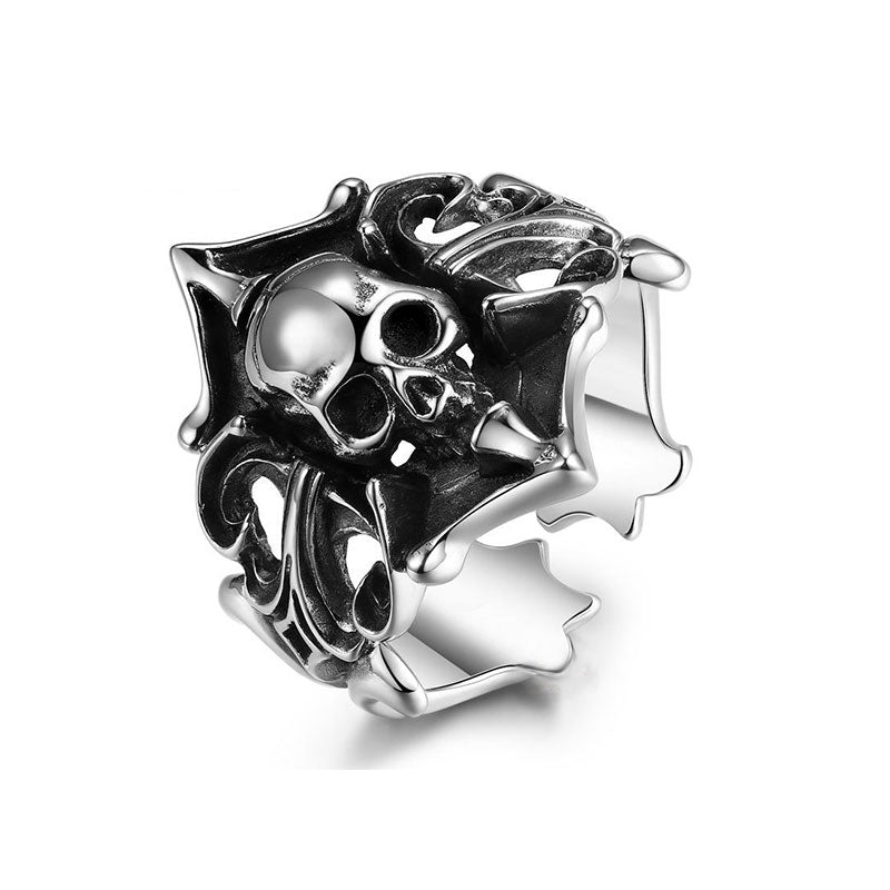 Ghost Pirate Hollow Adjustable Ring