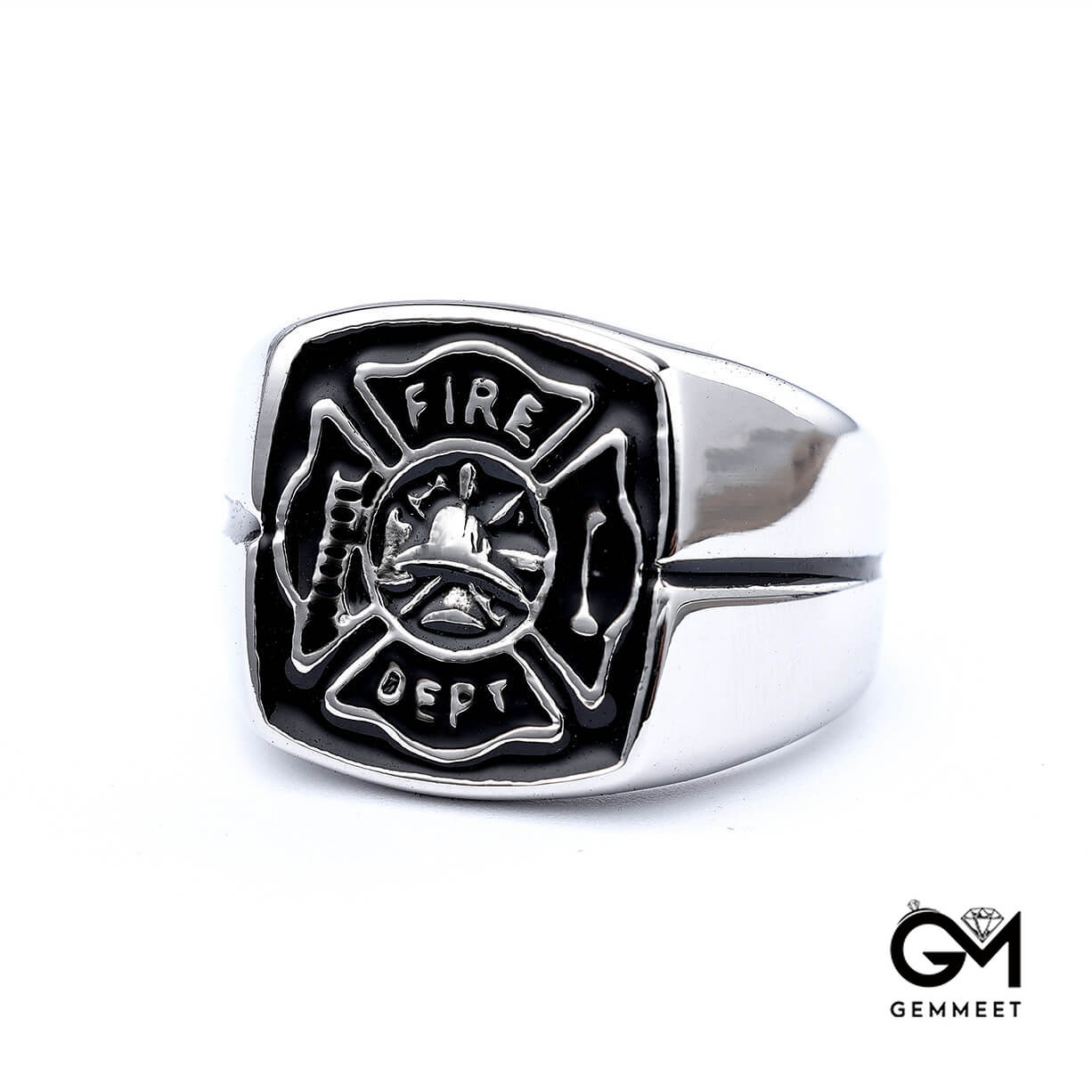 English Word Series Stainless Steel Ring