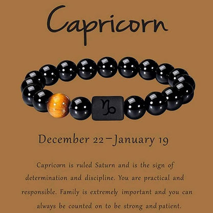 Obsidian Zodiac Lucky Bracelet