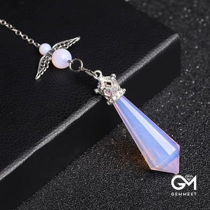 Crystal Wing Spirit Pendant