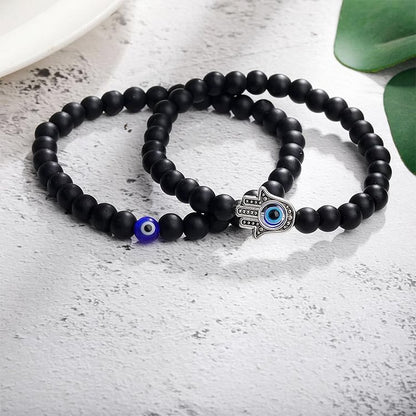 Evil Eye With Hamsa Protection Bracelet