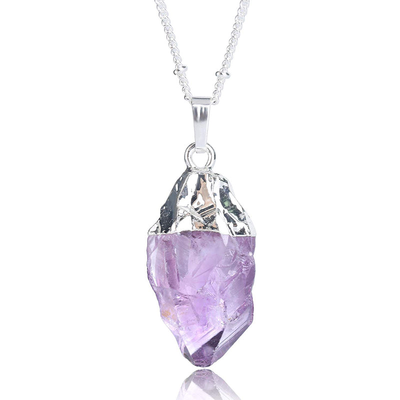 Amethyst Crystal Healing Necklace