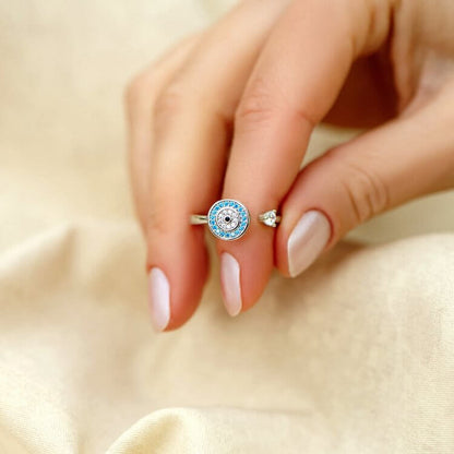 Evil Eye Fidget Ring