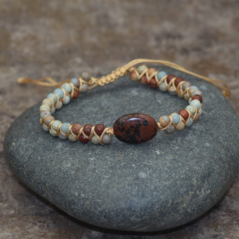 Double Woven String Yoga Bracelet