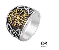 The Mighty Viking Warrior Odin Rune Warrior Ring