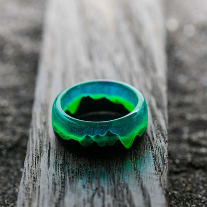 Wood Resin Glow Ring